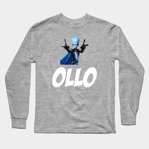 Ollo Megamind Long Sleeve T-Shirt by Tracy Daum